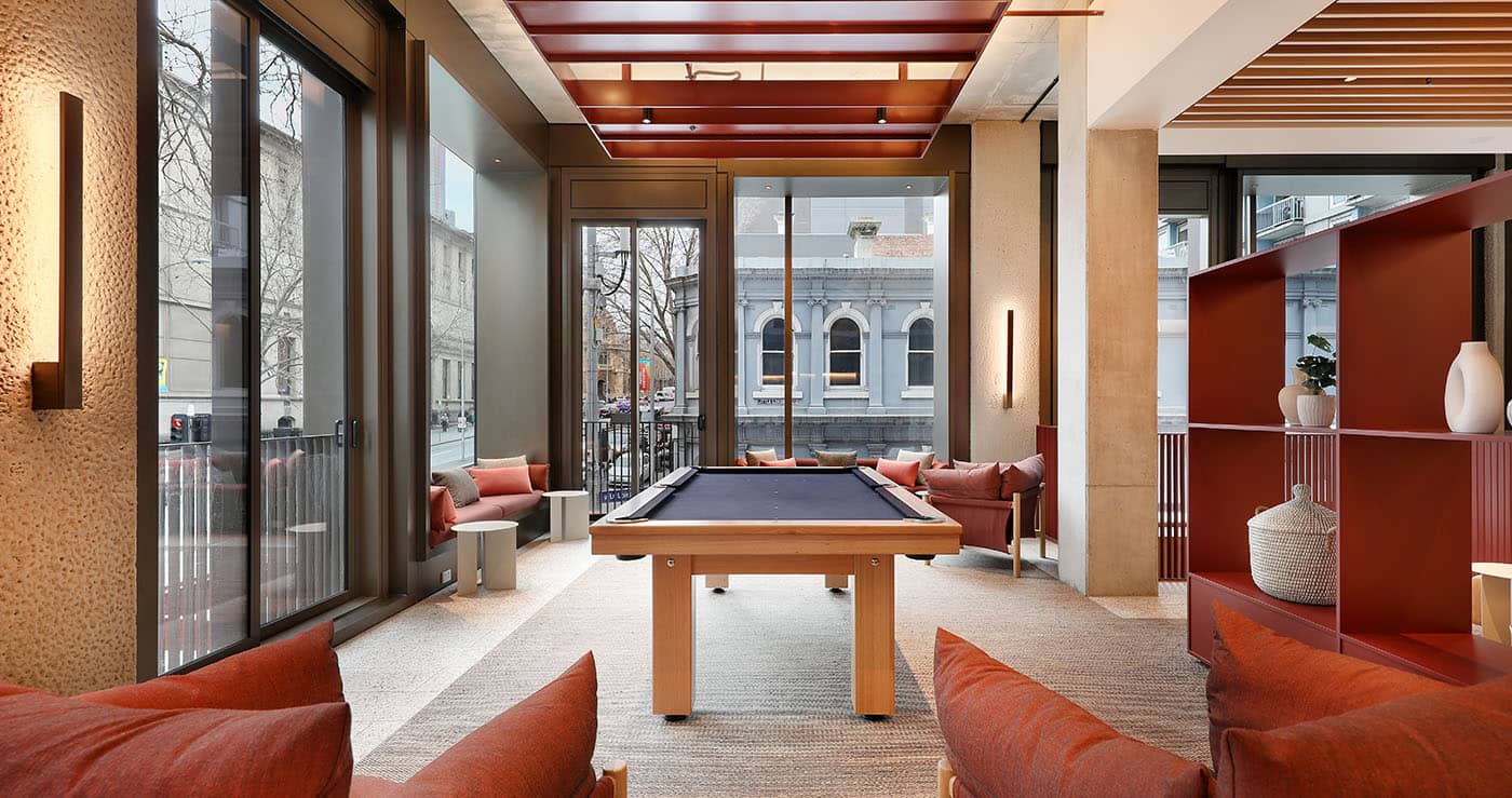 Iglu Melbourne Central Communal Spaces